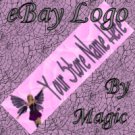 Purple and Pink Fairy Customized eBay Store Logo 310 X 90 #L073