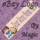 Girl With Flowers Customized eBay Store Logo 310 X 90 #L081