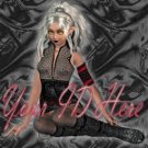 Gothic Girl My Space, eBay My World, Web Icon #M005