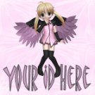 Pink Anime Fairy My Space, eBay My World, Web Icon #M008