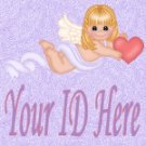 Cupid Angel with Heart My Space, eBay My World, Web Icon #M015