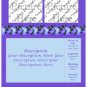 Blue Flower Ebay, OLA, Overstock Ad Listing Template Html Web Page #098