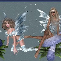 Blue Fairy Scene Ebay, OLA, Overstock Ad Listing Template Html Web Page #100