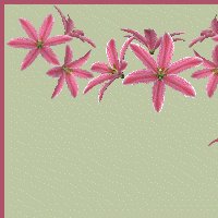 Pink Lilys on Pale Green Ebay, OLA, Overstock Ad Listing Template Html Web Page #103