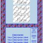 Patriotic Fireworks Pattern Ebay, OLA, Overstock Ad Listing Template Html Web Page #110