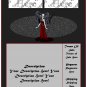 Dark Gothic Fairy in Red Ebay, OLA, Overstock Ad Listing Template Html Web Page #130