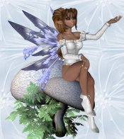Light Blue Fairy eCrator Store Logo Set Web Set OOAK #E02