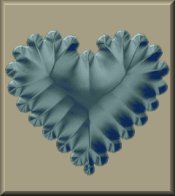 Blue Heart on Beige eCrator Store Logo Set Web Set OOAK #E15