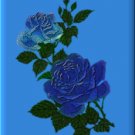 Blue Roses on Blue eCrator Store Logo Set Web Set OOAK #E19
