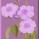 Purple Flowers on Purple eCrator Store Logo Set Web Set OOAK #E21