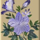 Blue Flowers on Beige eCrator Store Logo Set Web Set OOAK #E22