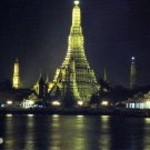 Choaphraya River side Wat Arun Thailand Postcard