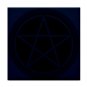 Blue Pentacle Alter Tile (#BPT91)
