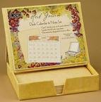 HERB GARDEN 2007 EASEL DESK CALENDAR-FREE SHIPPING