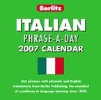ITALIAN PHRASE A DAY 2007 DESK CALENDAR-FREE SHIPPING!