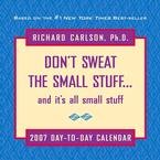 DON'T SWEAT THE SMALL STUFF 2007 DESK CALENDAR-FREE SHIPPING!