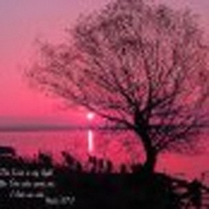 SUNRISE SILHOUETTE***8"'x10"** Framed Art***PSALM 27*1