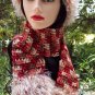 Handmade Crochet Hat & Scarf Set, Sedona Champagne