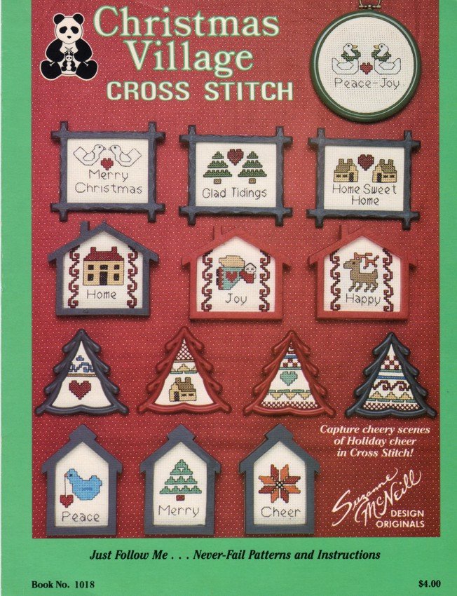 Christmas Village Cross Stitch patterns