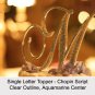 Swarovski Crystal Cake Toppers 6"