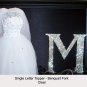 Swarovski Crystal Cake Toppers 5 inch