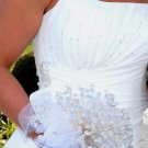 200 Swarovski Crystal Bridal Bouquet w/ Boutonniere