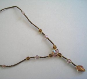 Simple Czech Beads Necklace