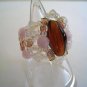 Gorgeous Baby Pink and White Opal Swarovski Ring