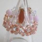 Gorgeous Baby Pink and White Opal Swarovski Ring