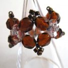 Brown Czech Beads Ring