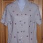 ALFRED DUNNER- WOMANS SHORT SLEEVE TOP - SIZE PETITE SMALL