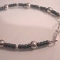 Hematite & Silver Beads