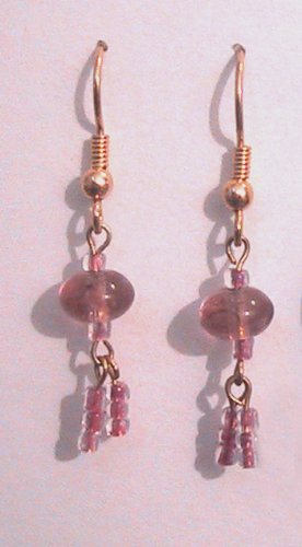 Purple Pierced Earrings