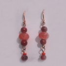 Dangling RED 2 Pierced Earrings