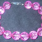 Pink w/ hematite seed beads