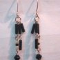 Black & White Clip-On Earrings