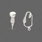 Black & White Clip-On Earrings