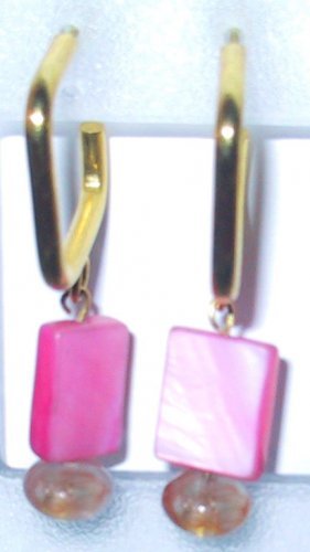 Pink Clip-On Earrings