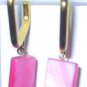 Pink Clip-On Earrings