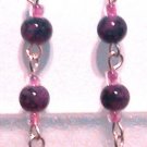Dangling PURPLE Clip-On Earrings