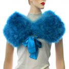 Aqua Blue Club Wear Rock Star Gothic Lolita Capelet Shoulder Wrap