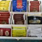 Tea box cream / shabby chic / Tea bag box / Tea cabinet