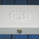 Tea box cream shabby chic / Tea bag box