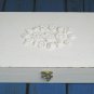 Tea box cream shabby chic / Tea bag box