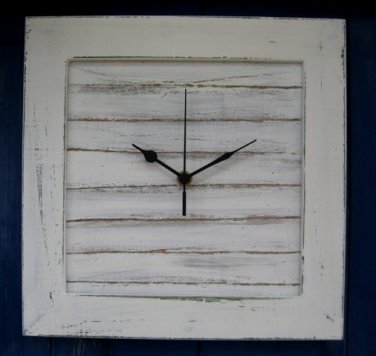 Cream Shabby Chic Wall Clock