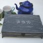 Tea box grey Shabby Chic Home Decor / Tea bag box