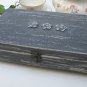 Tea box grey Shabby Chic Home Decor / Tea bag box