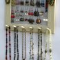 JEWELRY ORGANIZER HOLDER Widthwise mocca Shabby Chic / 25 - 40 Earrings / 24 - 36 Necklaces