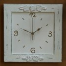 Cream Shabby Chic wall Decor Wall Clock