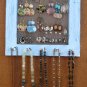 JEWELRY DISPLAY RACK Light Blue Shabby Chic, jewelry wall organizer